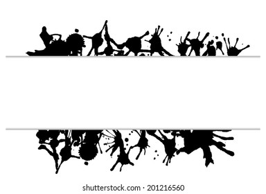 colored drops  background