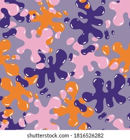 Farbige Tropfen Farbe. Vektorgrafik zum Geburtstag, Feiertage, Karten, Einladungen, Partys, Kleidung.
