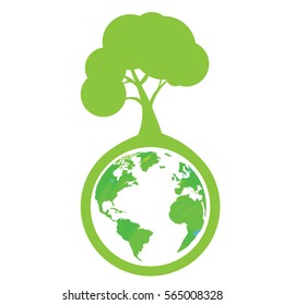 Colored Earth day graphic design, Vector illustration