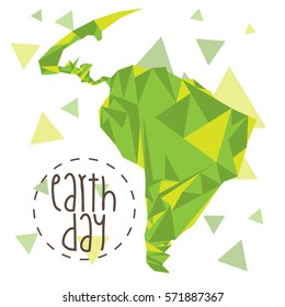 Colored Earth day graphic design, Vector illustration