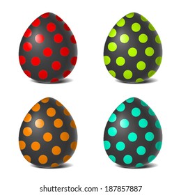 colored eggs