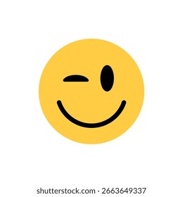 Colored emoji. Happy icon vector.