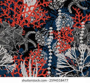Colored fabric patterns with a spiral pattern and  effect. Illustration, fashion design for wallpaper, decoration cover and web. textile suitable for printing