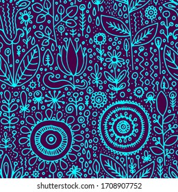 colored fashion fabric seamless vector pattern background 