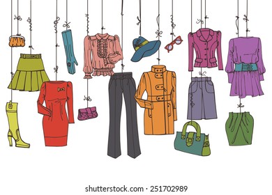 Hanging Clothes Images, Stock Photos & Vectors | Shutterstock