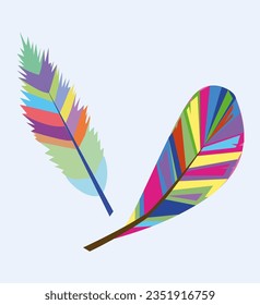 colored feather, indian feather, multicolored feathers for decoration