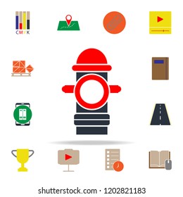 colored fire hydrant icon. web icons universal set for web and mobile