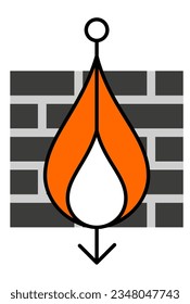 colored fire icon for safety