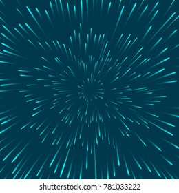 colored fireworks on black background.the background of bright blue spray
