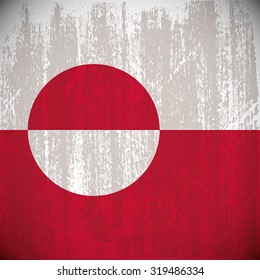 Colored flag with details and grunge texture