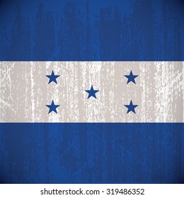 Colored flag with details and grunge texture