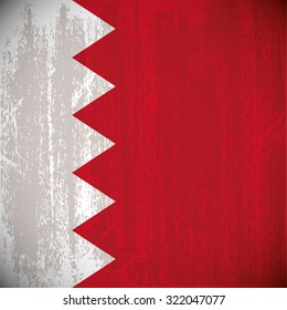 Colored flag with details and grunge texture