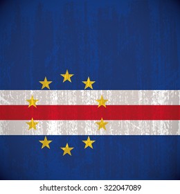 Colored flag with details and grunge texture