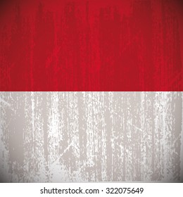 Colored flag with details and grunge texture