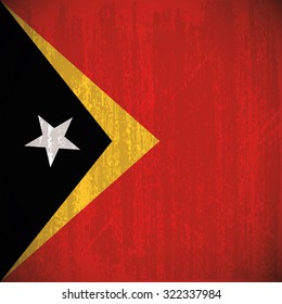 Colored flag with details and grunge texture