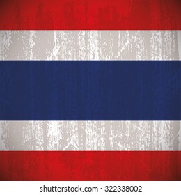 Colored flag with details and grunge texture