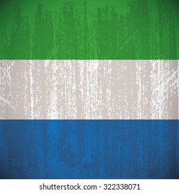 Colored flag with details and grunge texture