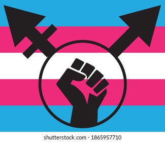 indicador de color con ilustración de vector de icono transgénero	