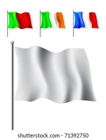 colored flags