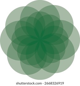 Colored flame background green color