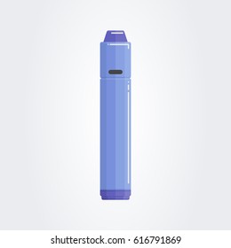 Colored flat vaping device. Part of big set.