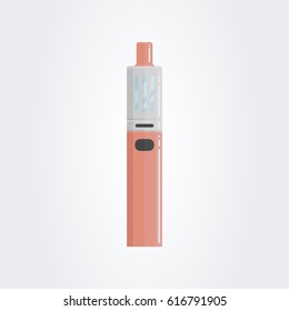 Colored flat vaping device. Part of big set.