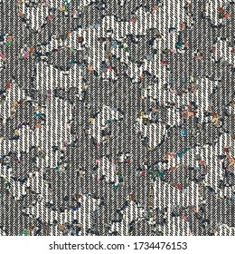 Colored Flecks Textured Camouflage Pattern