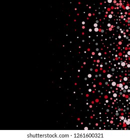 colored flickering particles in a circle. holiday, postcard, fun