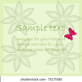 colored floral background