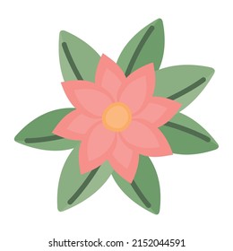 colored flower illustration over white