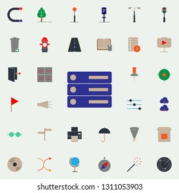 colored folders icon. Web icons universal set for web and mobile