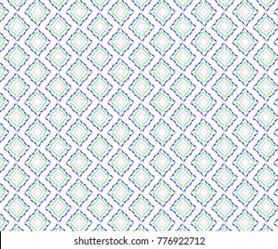 Colored frame made in the pattern