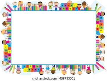 Colored frame for the school year