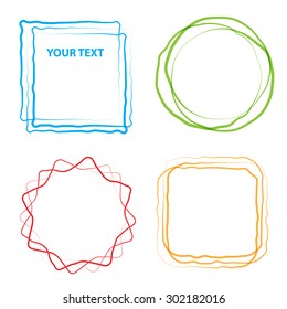 colored frame for text