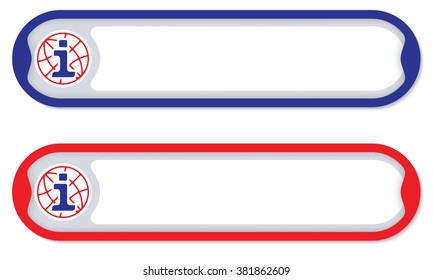 Colored frames for any text with info symbol