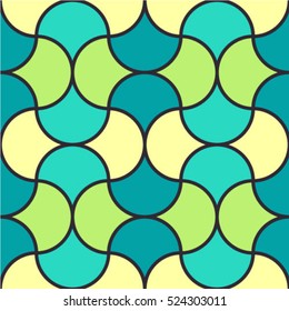 Colored futurist seamless pattern.