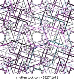 Colored futurist seamless pattern. 