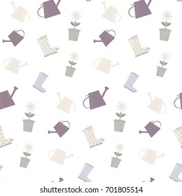 Colored garden pattern