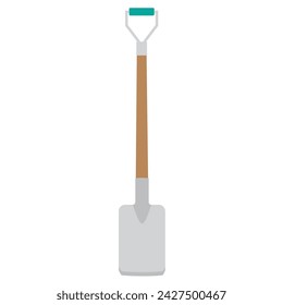 Colored gardening shovel icon Vector illustration