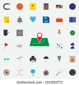 colored geo location icon. Web icons universal set for web and mobile