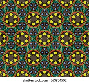 Colored geometric background.  kaleidoscope background. ?an be used for gift products, textiles, packaging. Fragments may be replicated