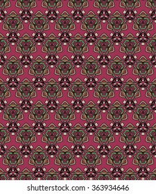 Colored geometric background.  kaleidoscope background. ?an be used for gift products, textiles, packaging. Fragments may be replicated