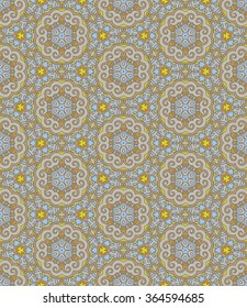 Colored geometric background.  kaleidoscope background. can be used for gift products, textiles, packaging. Seamless pattern