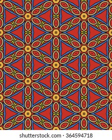 Colored geometric background.  kaleidoscope background. can be used for gift products, textiles, packaging. Seamless pattern