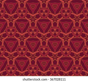 Colored geometric background.  kaleidoscope background. Can be used for gift products, textiles, packaging. Seamless pattern