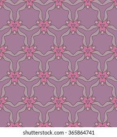Colored geometric background.  kaleidoscope background. May be used for gift products, textiles, packaging. Seamless pattern