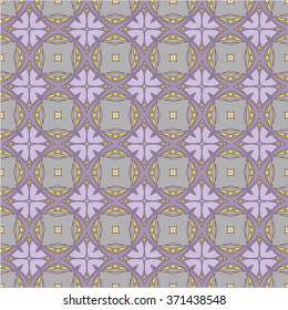 Colored geometric background.  kaleidoscope background. May be used for gift products, textiles, packaging. Seamless pattern