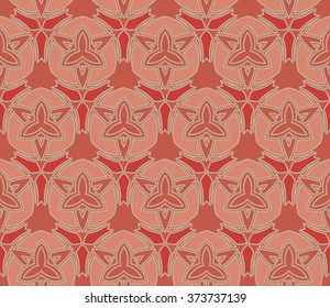 Colored geometric background.  kaleidoscope background. May be used for gift products, textiles, packaging. Seamless pattern