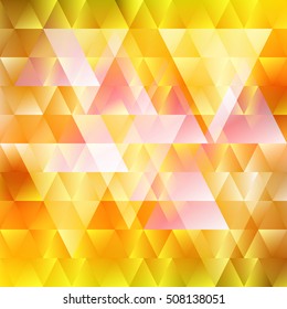 colored geometric background.  surface color of  triangles.