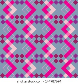 Colored geometric pattern of squares